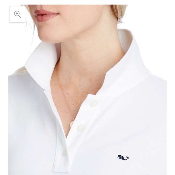 Vineyard Vines Tops - NWT Vineyard Vines White Pique Polo Shirt